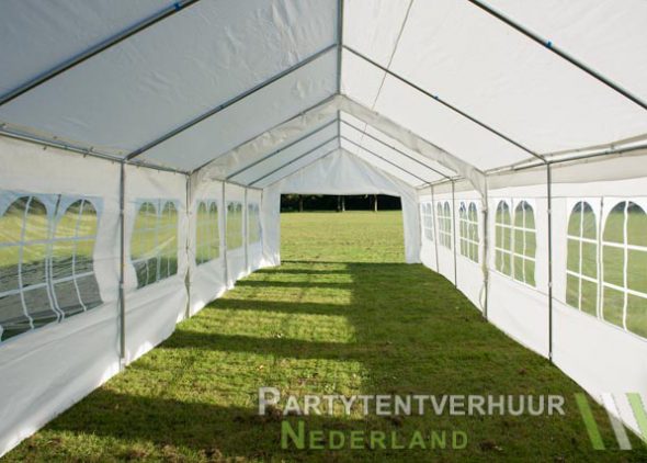 Partytent 6x12 meter binnenkant open huren - Partytentverhuur Nijmegen